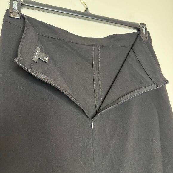 Halogen Midi Skirt Black Women’s Size Large Back Zip Stretch NWOT - Picture 6 of 9